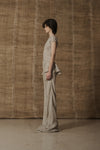 Mutedance 25 Spring/Summer Flower-dyed Short-sleeved Tunic Top MD-MD25SS09-linen